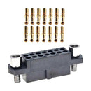 HARWIN M80-4801442 Rectangular Connector, Datamate J-Tek M80 Series, 14 Contacts, Receptacle, 2 mm, Crimp, 2 Row