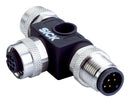 SICK SBO-02F12-SM1 Sensor Splitter, T - Style, Cable Mount, 5 Position M12 Receptacle