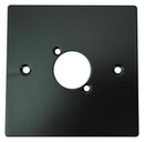 TUK KPHD11.5 FACEPLATE, XLR CONN, 1PORT, STEEL, BLACK