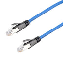 L-COM TRD626ASP-BLU-3F Ethernet Cable, 10 Gigabit, 26AWG, Cat6a, RJ45 Plug to RJ45 Plug