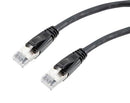 L-COM TRD626ASR-BLK-3F Ethernet Cable, 10 Gigabit, 26AWG, Cat6a, RJ45 Plug to RJ45 Plug