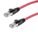 L-COM TRD626ASR-RED-3F Ethernet Cable, 10 Gigabit, 26AWG, Cat6a, RJ45 Plug to RJ45 Plug