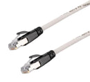 L-COM TRD626ASR-WHT-10F Ethernet Cable, 10 Gigabit, 26AWG, Cat6a, RJ45 Plug to RJ45 Plug