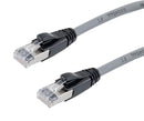 L-COM TRD626ASZ-GRY-3F Ethernet Cable, 10 Gigabit, 26AWG, Cat6a, RJ45 Plug to RJ45 Plug