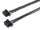 MOLEX 228367-1042 Cable Assembly, DuraClik ISL Receptacle to DuraClik ISL Receptacle, 4 Ways, 2 mm, 1 Row, 150 mm