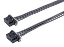 MOLEX 228367-1044 Cable Assembly, DuraClik ISL Receptacle to DuraClik ISL Receptacle, 4 Ways, 2 mm, 1 Row, 500 mm