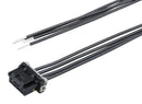MOLEX 228368-1043 Cable Assembly, DuraClik ISL Receptacle to Free End, 4 Ways, 2 mm, 1 Row, 300 mm, 11.8 "
