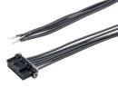MOLEX 228368-1063 Cable Assembly, DuraClik ISL Receptacle to Free End, 6 Ways, 2 mm, 1 Row, 300 mm, 11.8 "