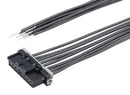 MOLEX 228368-1083 Cable Assembly, DuraClik ISL Receptacle to Free End, 8 Ways, 2 mm, 1 Row, 300 mm, 11.8 "