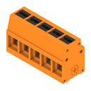 WEIDMULLER 2786560000 Wire-To-Board Terminal Block, Orange, 5 mm, 5 Ways, 24 AWG, 14 AWG, 2.5 mm², Push In