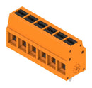 WEIDMULLER 2786570000 Wire-To-Board Terminal Block, Orange, 5 mm, 6 Ways, 24 AWG, 14 AWG, 2.5 mm², Push In