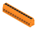 WEIDMULLER 2786640000 Wire-To-Board Terminal Block, Orange, 5 mm, 12 Ways, 24 AWG, 14 AWG, 2.5 mm², Push In