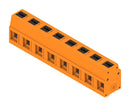 WEIDMULLER 2787630000 Wire-To-Board Terminal Block, Orange, 7.5 mm, 8 Ways, 24 AWG, 14 AWG, 2.5 mm², Push In