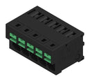 WEIDMULLER 2913630000 Wire-To-Board Terminal Block, Black, 5 mm, 5 Ways, 20 AWG, 12 AWG, 4 mm², Snap In
