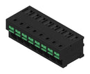 WEIDMULLER 2913660000 Wire-To-Board Terminal Block, Black, 5 mm, 8 Ways, 20 AWG, 12 AWG, 4 mm², Snap In