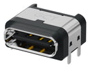 GCT USB4736-GF-A USB Connector, IP67, Top Mount, USB Type C, Receptacle, 6 Ways, Surface Mount, Through Hole Mount