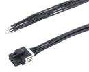 MOLEX 228364-1082 Cable Assembly, Micro-Fit+ Receptacle to Free End, 8 Ways, 3 mm, 2 Row, 150 mm, 5.9 "
