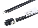 MOLEX 228411-1042 Cable Assembly, Micro-Fit+ Receptacle to Free End, 4 Ways, 3 mm, 2 Row, 150 mm, 5.9 "