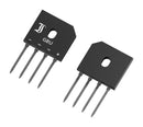 DIOTEC SEMICONDUCTOR GBV15J Bridge Rectifier, Single Phase, 600 V, 15 A, GBU, 4 Pins, 1.1 V