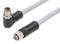 MOLEX 1205010117 Sensor Cable, M12, Micro-Change Receptacle, 90&deg; Micro-Change Plug, 5 Positions, 1 m, 3.3 ft LLP5032B63M010