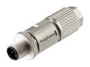 AMPHENOL LTW MSDS-04BMMD-SL8001 Sensor Connector, Field Installable IDC, M Series, M12, Male, 4 Positions, IDC / IDT Pin