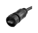 SAMTEC BCU-C-S-0.50-SC-P USB Cable, Thermoplastic, IP67, Sealed Type C Plug to Sealed Type C Plug, 500 mm, 19.7 ", USB 3.2