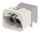 MOLEX 208242-0201 RF / Coaxial Connector, Dual Header, Key B, WHT, Mini FAKRA Coaxial, Right Angle Plug