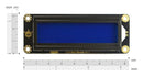 DFROBOT DFR0555 LCD Display Module Kit, LCD1602, I2C, Blue, Arduino Development Boards