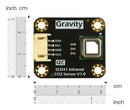 DFROBOT SEN0536 Sensor Board, SCD41, Carbon Dioxide, 3.3V to 5V, 4mA, 400-5000ppm