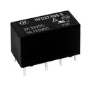 HONGFA HFD27/012-H Signal Relay, High Sensitive, 12 VDC, DPDT, 2 A, HFD27 Series, Through Hole, Non Latching