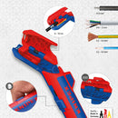 KNIPEX 16 95 03 SB PV Stripping Tool, Slimmed, 0.2mm²/0.3mm²/0.8mm²/1.5mm²/2.5mm²/4mm², ErgoStrip Series