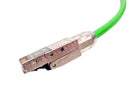 MULTICOMP PRO MP015840 Ethernet Cable, 50V/1A, Bare Copper, RJ45 Plug to RJ45 Plug, Green, 1 m, 3.3 ft