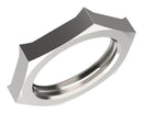 LAPP 52103330LF Locknut, Lead Free, M25 x 1.5, Brass, Nickel, 5.2 mm, SKINDICHT SM-PE-M Series