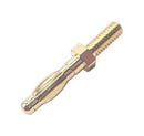 MUELLER ELECTRIC BU-168-M4-10MM Banana Test Connector, 4mm Plug, M4 Thread, 30.5mm OAL, Plug, 35 A, Gold Plated Contacts