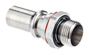 AMPHENOL LTW SQD-06PAKM-PRD001 Liquid Cooling Connector, Red Ring, Stainless Steel Body, Plug, G3/8" Male, Size DN07