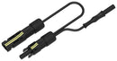 MULTICOMP PRO MP-FPVBPL-1.5KV-B Test Patch Lead, PV Jack Connector, PV Plug Connector, 4mm Shrouded Banana Plug, 3.28 ft, 1 m