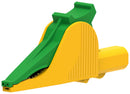 MULTICOMP PRO MP-AC-1000V-YG Alligator Clip, Green, Yellow, 36A, 40mm Jaw Opening, 1 kV, w/4 mm Banana Jack