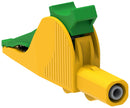 MULTICOMP PRO MP-AC-1000V-YG Alligator Clip, Green, Yellow, 36A, 40mm Jaw Opening, 1 kV, w/4 mm Banana Jack