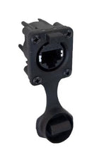 AMPHENOL AUDIO RJXS8FP25VP Modular Connector, Panel 3.8mm to 5mm, Potted, RJ45 Jack, 1 x 1 (Port), 8P8C, Cat5e, IP65