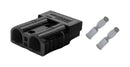 AMPHENOL AUDIO AXC500H10 Rectangular Connector, Black, 10/12 AWG, AXC50 Series, 2 Contacts, Hermaphroditic, Crimp, 1 Row
