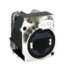 AMPHENOL AUDIO RJX8FB6HLPB Modular Connector, RJ45 Jack, 1 x 1 (Port), 8P8C, Cat6, IP40, Panel PCB Mount