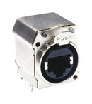 AMPHENOL AUDIO RJX8FB6HLPEB Modular Connector, RJ45 Jack, 1 x 1 (Port), 8P8C, Cat6, IP40, Panel PCB Mount