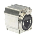 AMPHENOL AUDIO RJX8FB5V2LPEB Modular Connector, RJ45 Jack, 1 x 1 (Port), 8P8C, Cat5e, IP40, Panel PCB Mount