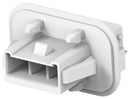 TE CONNECTIVITY 2391515-3 Heavy Duty Connector Base, 3Pos, Natural, Power Double Lock Series, Panel Mount