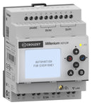 CROUZET MXD12SD1ET PLC, LCD Display, 8 Input Analogue, 8 Input/4 Output Digital, IP20, IP40, 24 VAC, Millenium Series