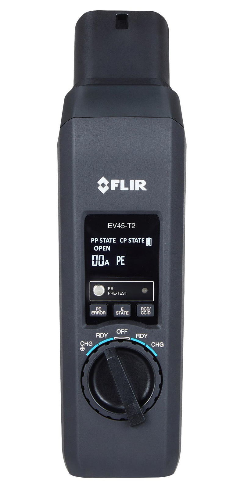 FLIR EV45-T2 EV Charger Test Adapter, 45% to 85% RH, 2 km, IEC 62196-2 Type 2 Socket Outlet