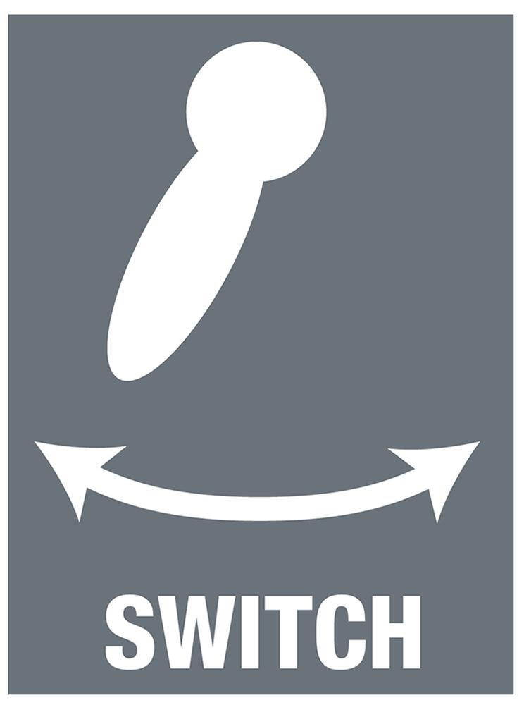 WERA 05004064001 Rachet Handle, Switch Level, 1/2 " Drive, 281 mm Overall, Zyklop Series