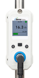 GEMS SENSORS XFTDJBL100 Flow Meter, Ultrasonic Flowmeter, 400 l/min, 12 VDC