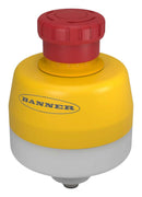 BANNER ENGINEERING SSA-EB1PLXR-0DECQ8 Emergency Stop Switch, DPST-NC, Twist to Release, M12 (Euro) Connector, 100 mA, 24 V