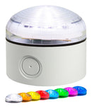 MULTICOMP PRO MP016016 Beacon, Red/Green/Blue, Continuous, Flashing, Random, Strobe, 24 V Supply, 92 mm, IP66/IP69K